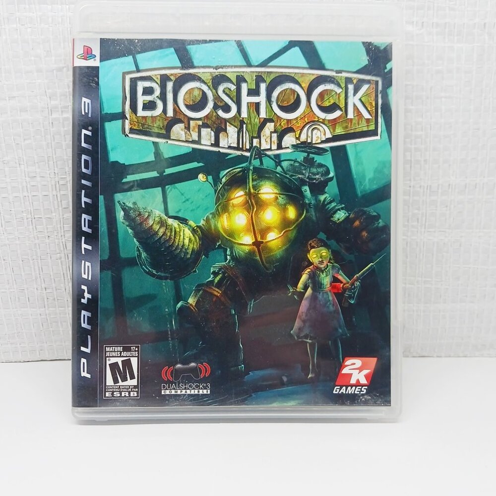 BioShock PlayStation 3, PS3, Tested and Works. No slip cover, otherwise complete
